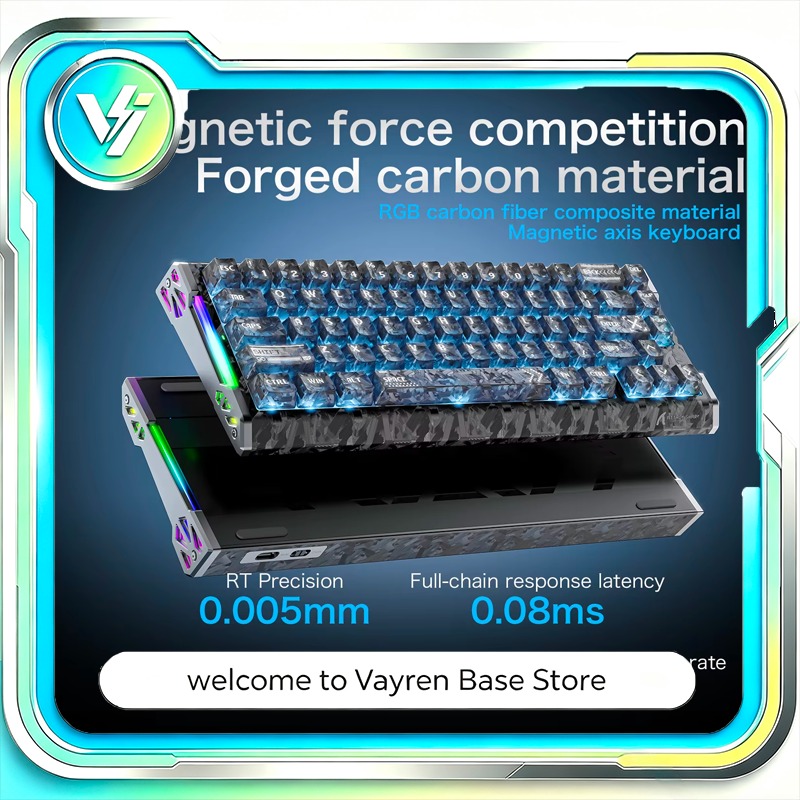 Gaming Keyboard No Rgb - Attack Shark for R68 HE Carbon