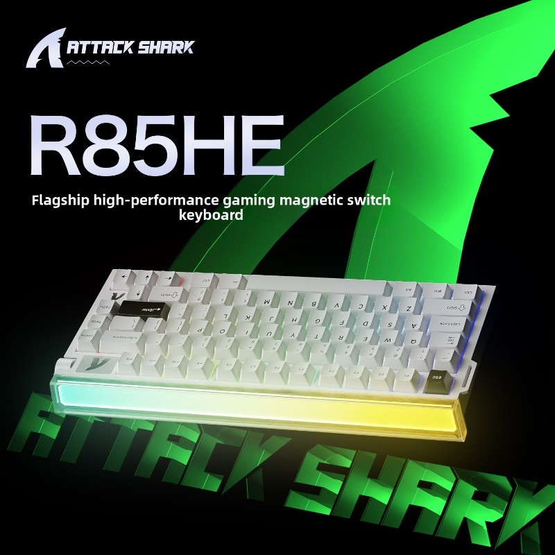 Gaming Keyboard Hot Swappable - ATTACK SHARK R85 HE 75% Magnetic