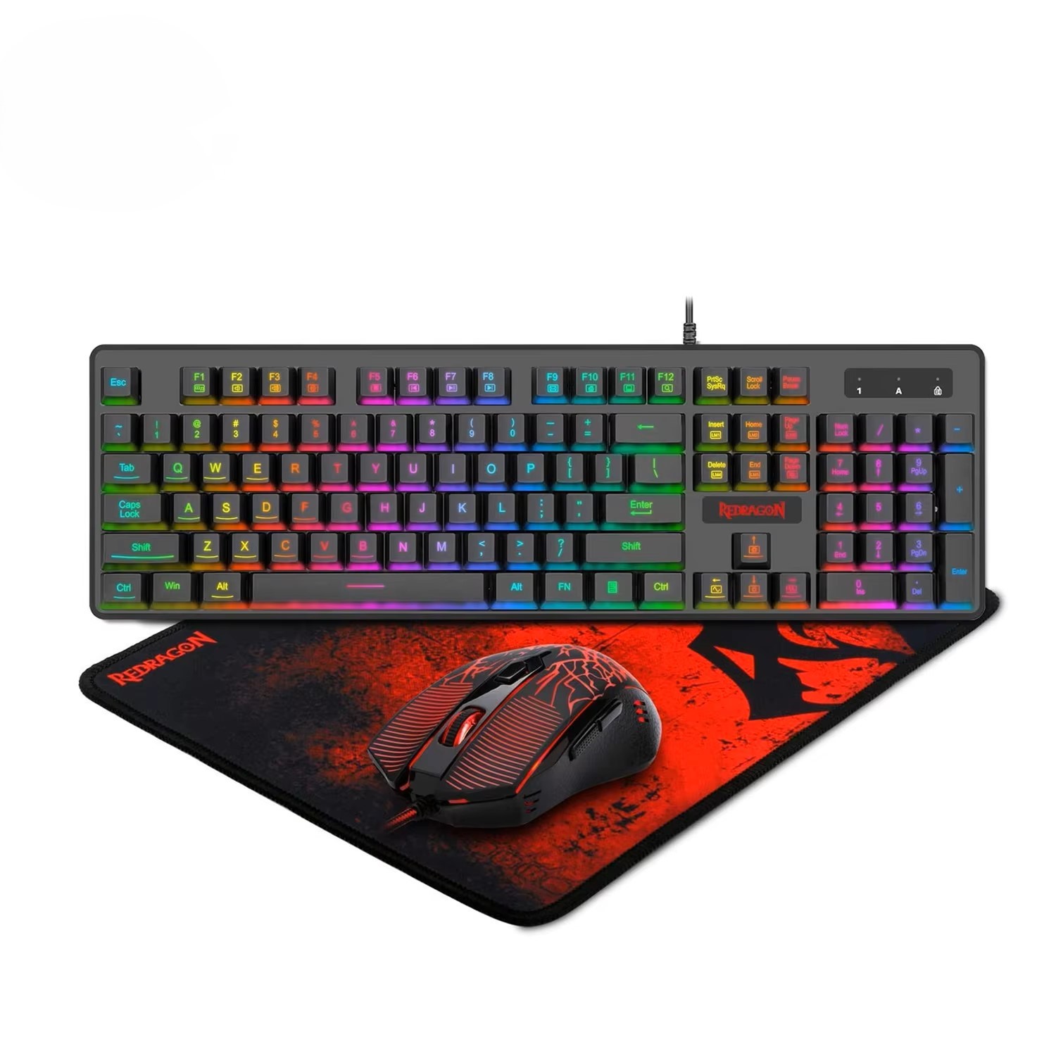 Gaming Keyboard No Rgb - Redragon S107 Bàn Phím Và Chuột