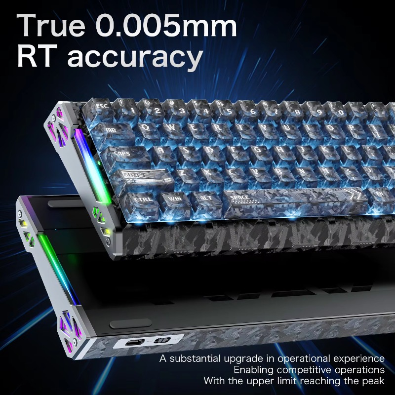 Attack Shark for R68 HE Carbon - đánh giá và giá Gaming Keyboard No Rgb