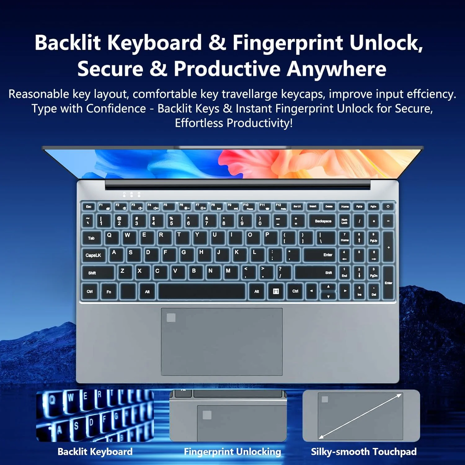 2026 New Laptop 15.6 Inch Wind - đánh giá và giá Gaming Keyboard 2026