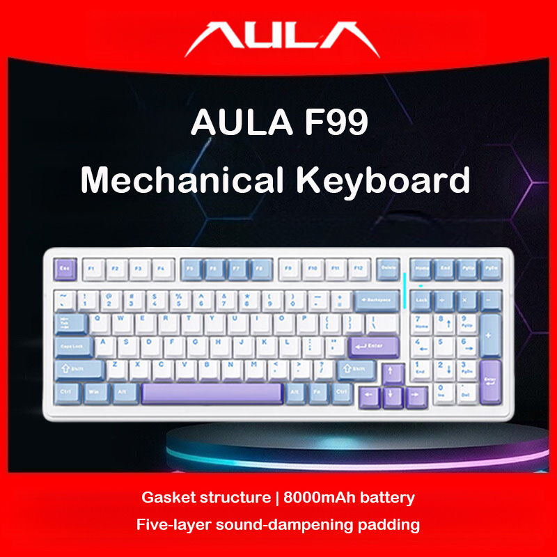 AULA F99 Mechanical Keyboard T - đánh giá và giá Gaming Keyboard No Rgb