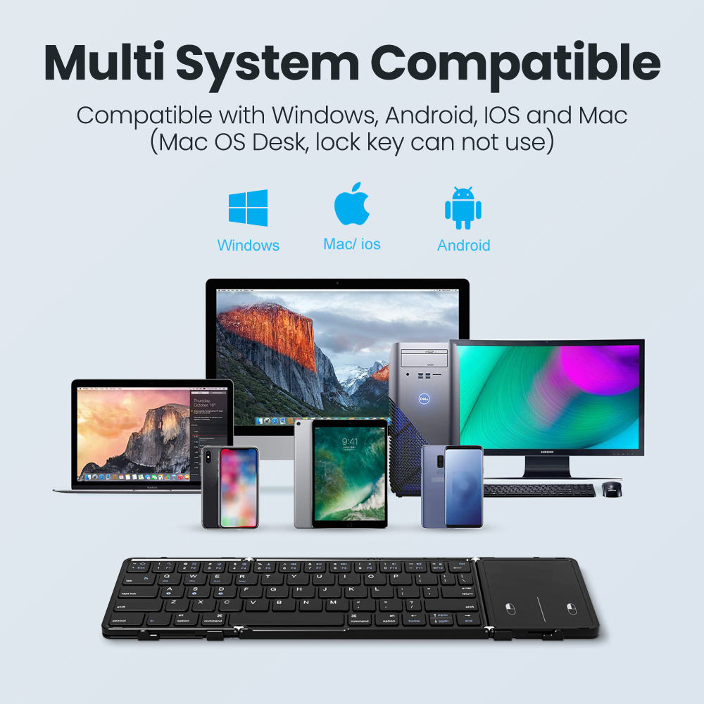 BOW Korea/Russia Wireless Fold - đánh giá và giá Gaming Keyboard Mini