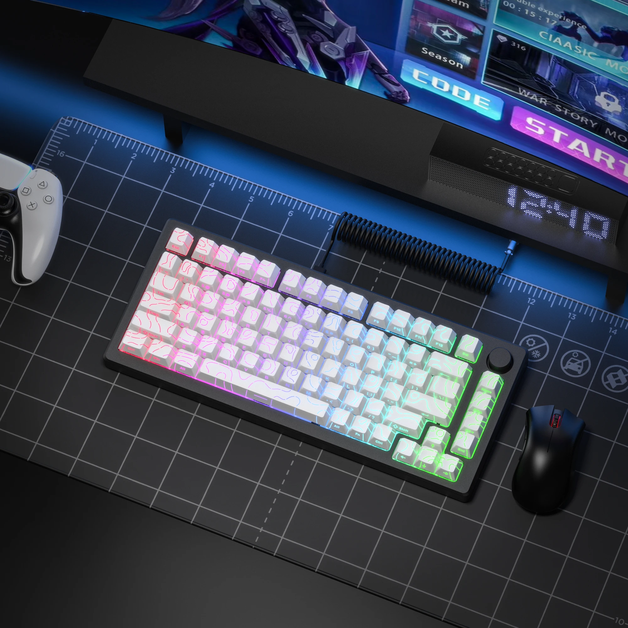 2026 Super New White Topograph - đánh giá và giá Gaming Keyboard 2026