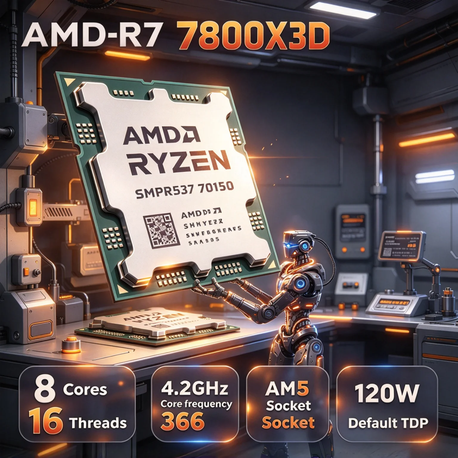NEW AMD Ryzen 7 7800X3D X3D Ga - đánh giá và giá Amd Cpu Ryzen 7