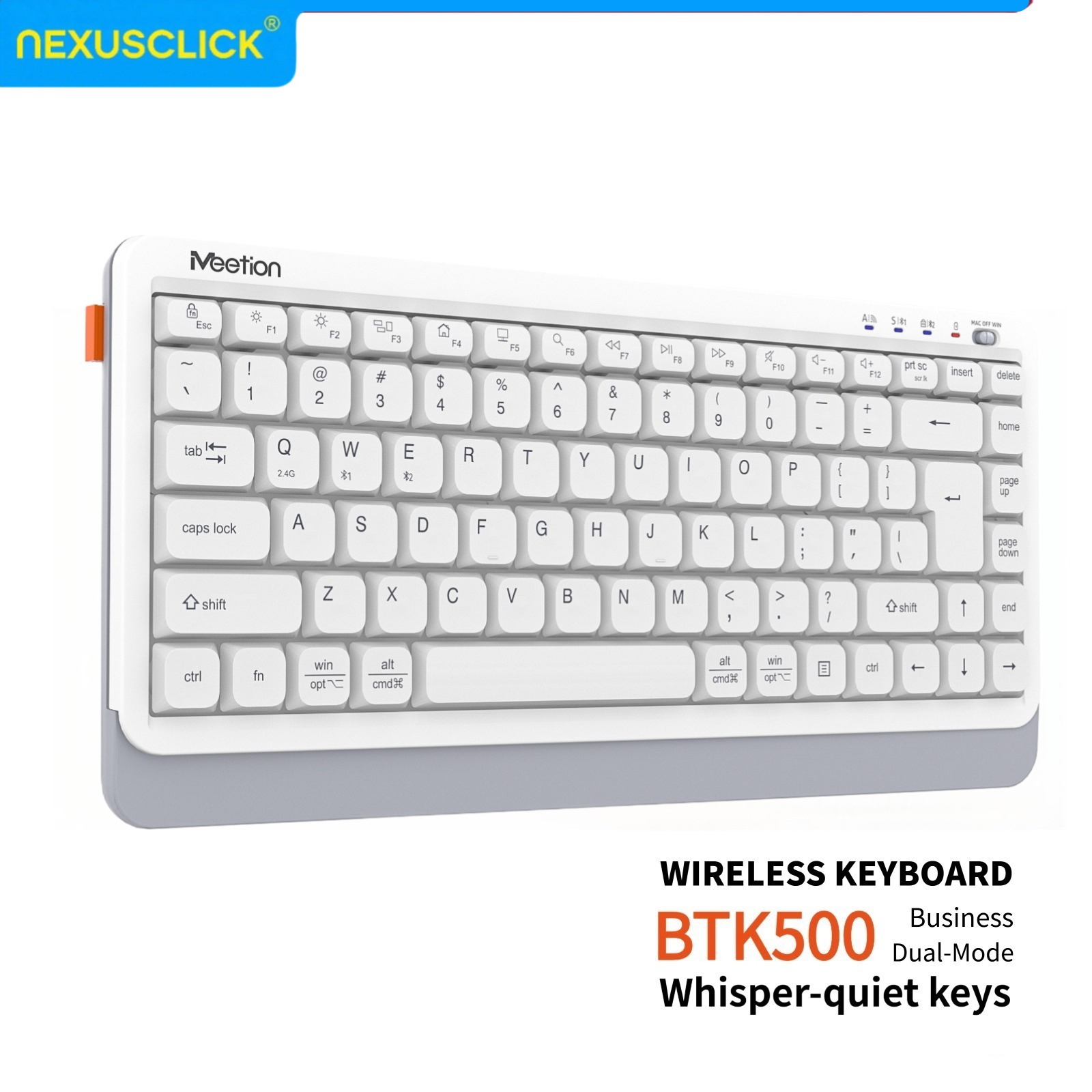 NexusClick Quiet Ultra Slim Du - đánh giá và giá Gaming Keyboard Mini