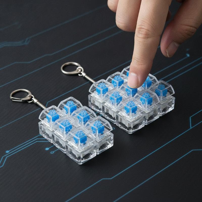 50PCS MX Style Blue Clicky Mec - đánh giá và giá Keyboard Gaming Blue Switch