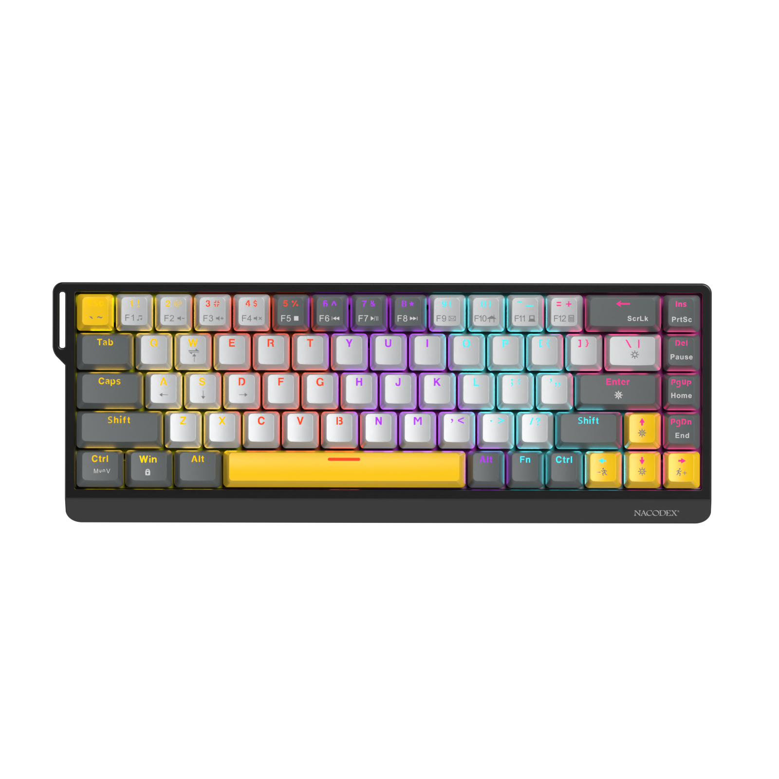 AJAZZ NK68 V2 Wired Mechanical - đánh giá và giá Keyboard Gaming Blue Switch