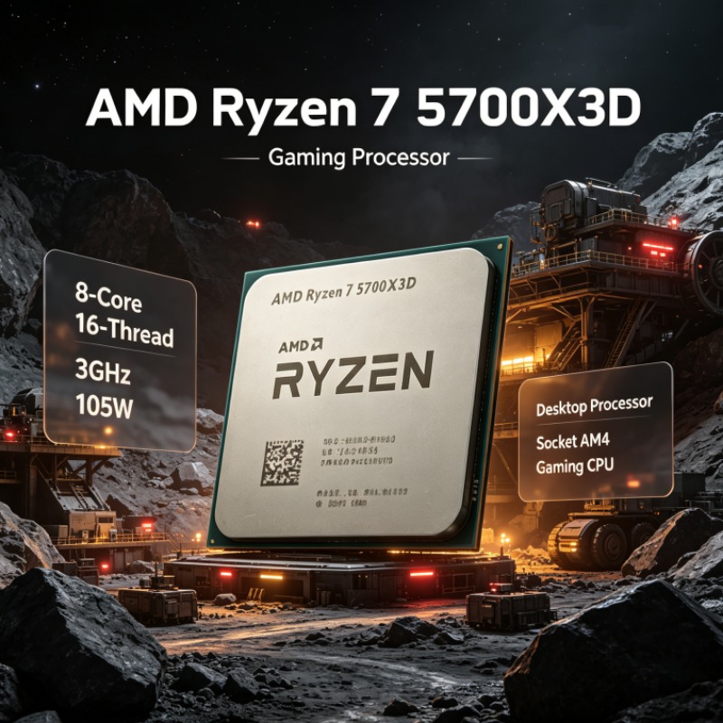 AMD Ryzen 7 5700X3D AM4 Deskto - đánh giá và giá Amd Cpu Ryzen 7