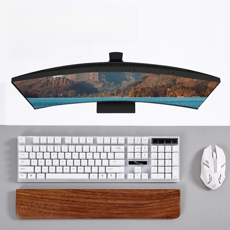 Solid Wood Keyboard Palm Rest  - đánh giá và giá Gaming Keyboard Nearby