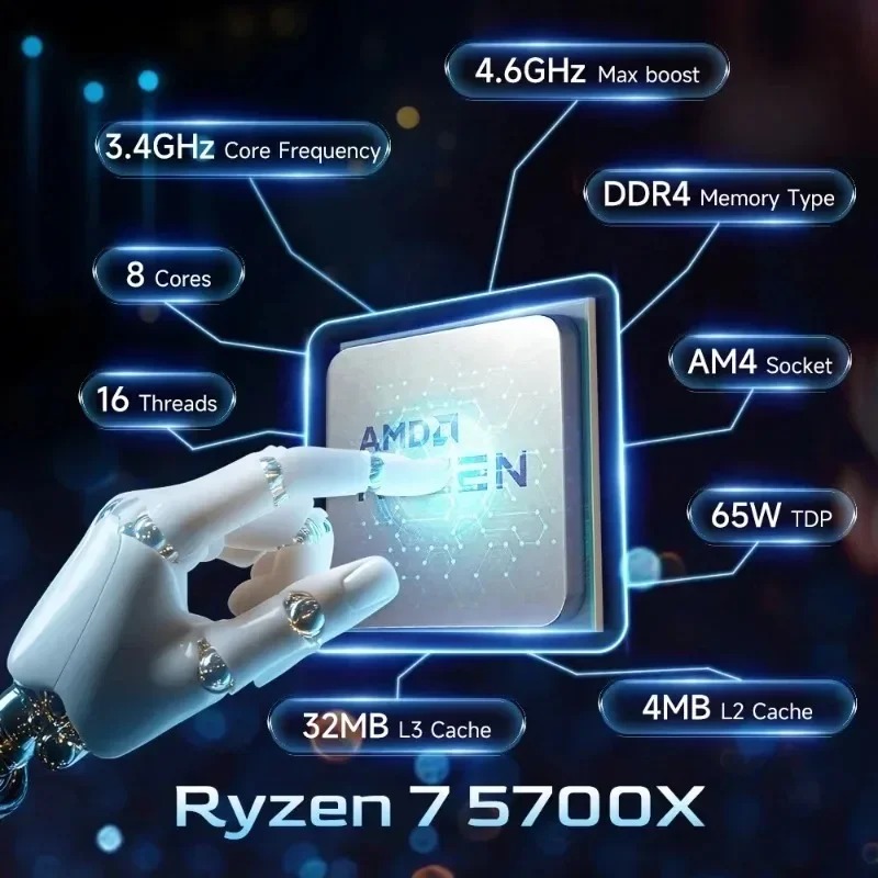 AMD Ryzen 7 5700X 4.6GHz Socke - đánh giá và giá Amd Cpu Ryzen 7