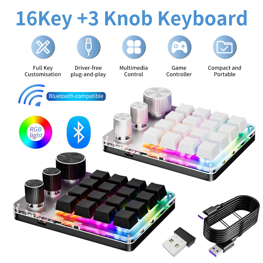 RGB Wireless Bluetooth 3Modes  - đánh giá và giá Gaming Keyboard No Rgb