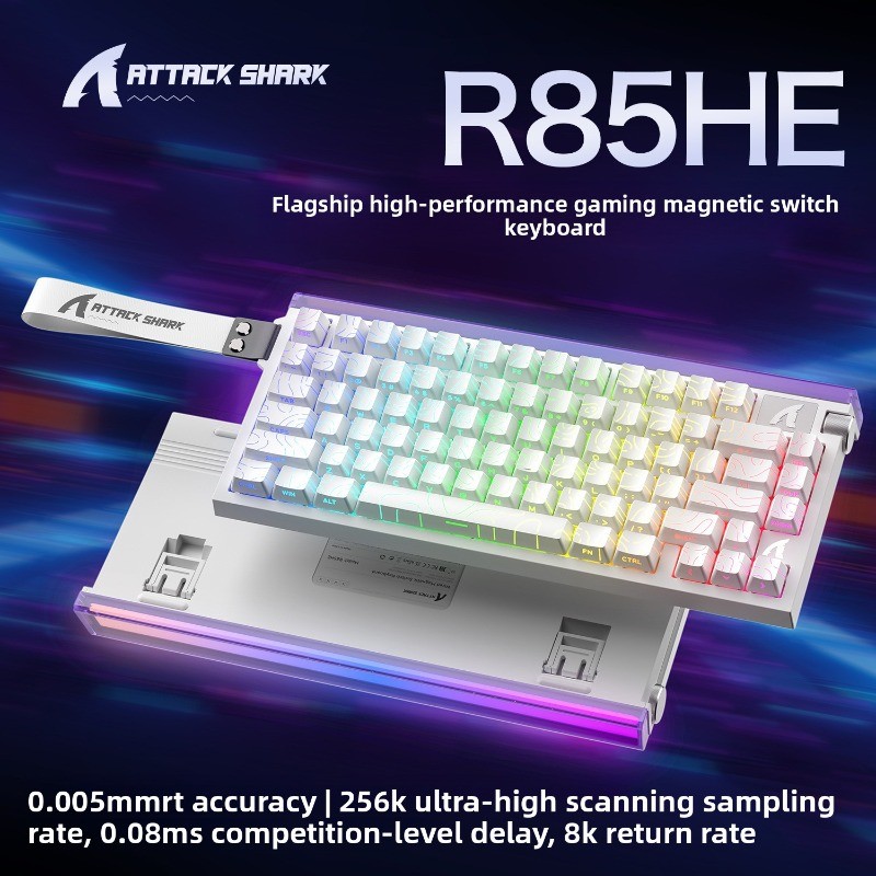 ATTACK SHARK R85 HE 75% Magnet - đánh giá và giá Gaming Keyboard Hot Swappable