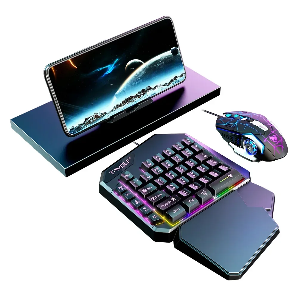 5 In 1 Set 35keys One Handedly - đánh giá và giá Gaming Keyboard Mini