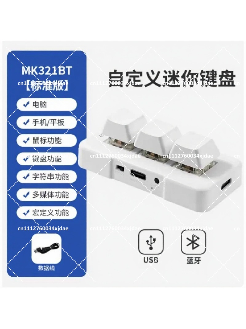 3-Key USB BT Dual-Mode Mechani - đánh giá và giá Keyboard Gaming Blue Switch