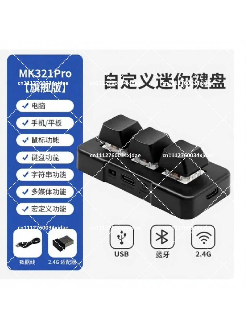 3-Key USB BT Dual-Mode Mechani - đánh giá và giá Keyboard Gaming Blue Switch