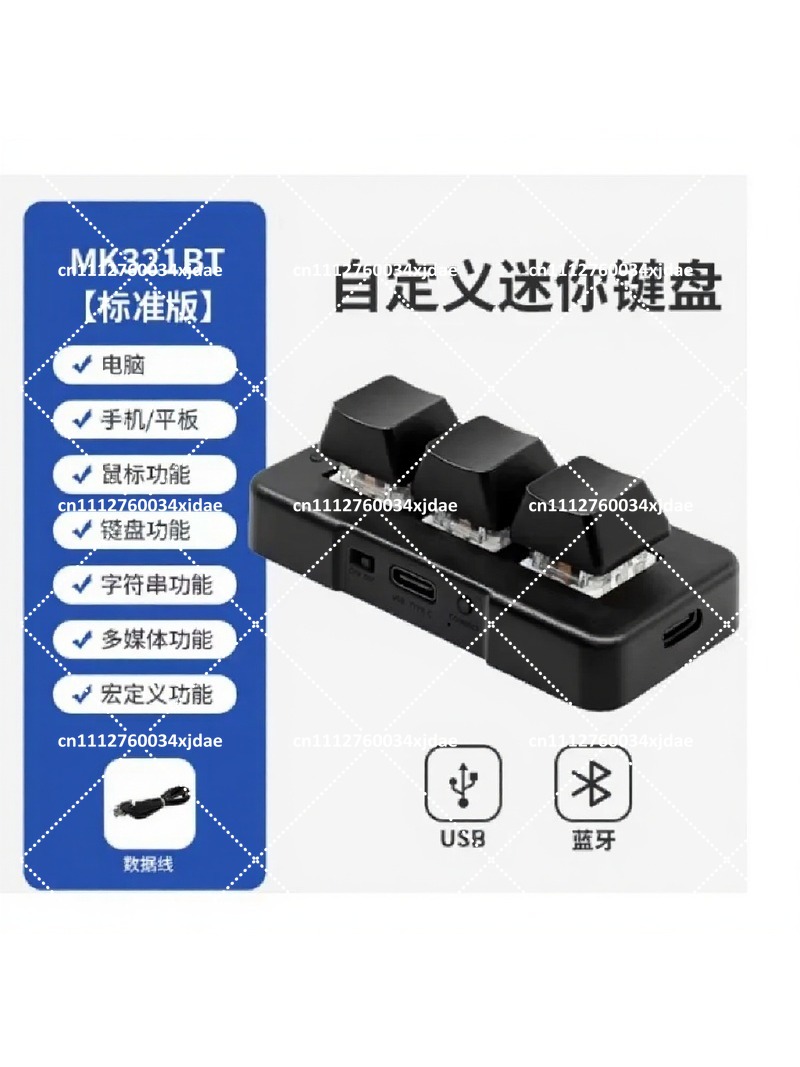 3-Key USB BT Dual-Mode Mechani - đánh giá và giá Keyboard Gaming Blue Switch