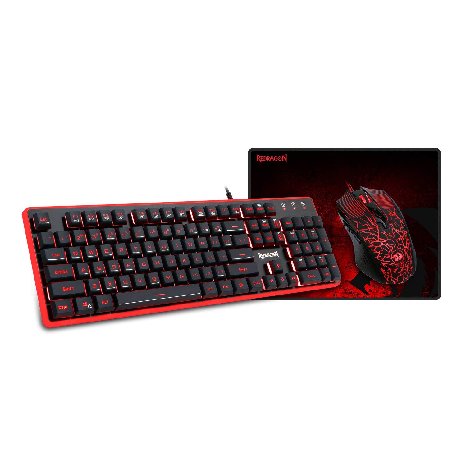 Redragon S107 Bàn Phím Và Chuộ - đánh giá và giá Gaming Keyboard No Rgb